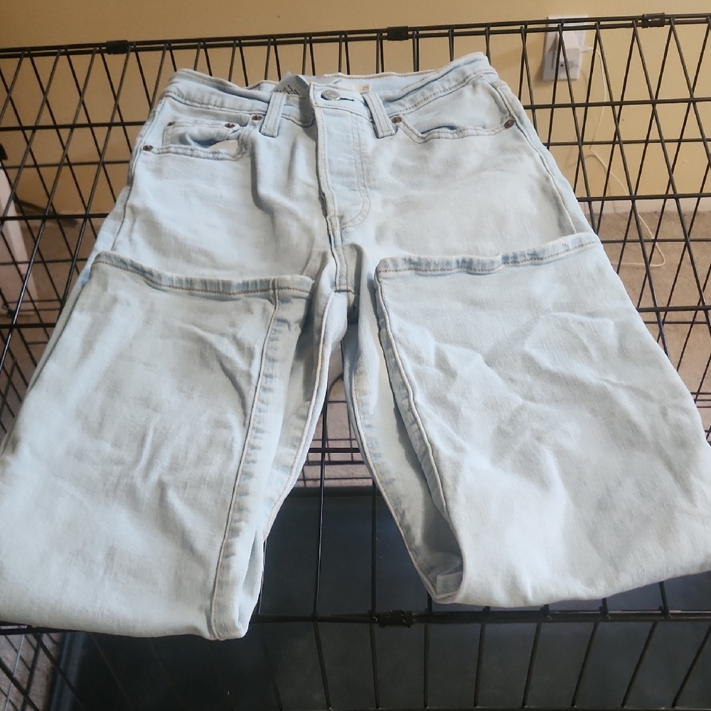 Levi's Light Blue Straight Leg Jeans